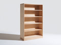 Bücherregal aus hellem Kiefernholz 82x31x176 cm - Naturholz - Schlichtes Design für Wohnzimmer