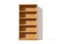 Bücherregal Holz 85x32x175 cm - natur - offene Ablagefächer