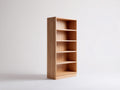 Bücherregal Holz 85x32x175 cm natur - modernes Standregal mit offenem Design