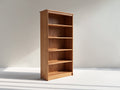 Bücherregal aus Holz 80x30x180 cm - Eiche natur - Klassisches Design für Wohnzimmer